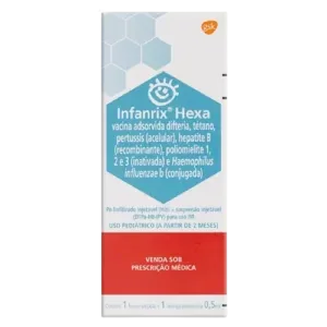 Vacina Hexavalente acelular (Infanrix Hexa ou Hexaxim)
