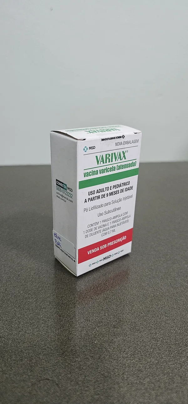 Vacina Varicela (Varilrix ou Varivax)